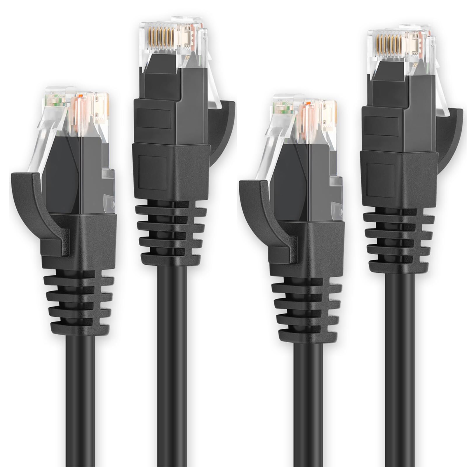 1 ft Cat 6 Ethernet Cable 2-Pack High Speed RJ45 Network Cables-image