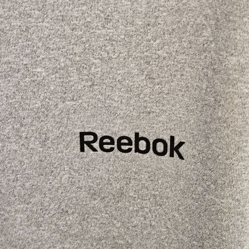 Reebok Mens Gray ShortSleeve TShirt Relaxed Fit Size 5XL eBay