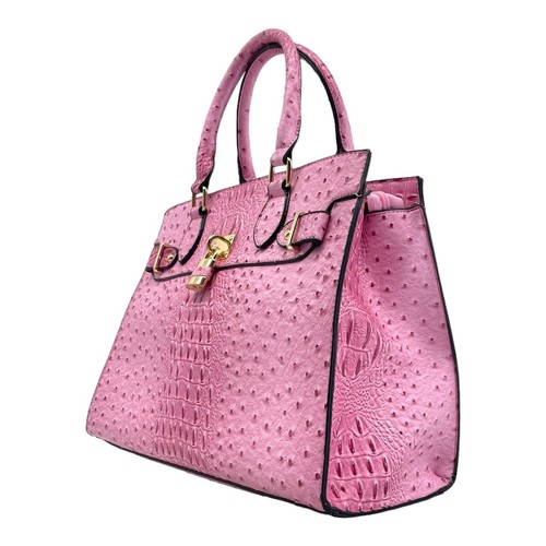 DASEIN XL Croc Embossed Vegan Leather Satchel Bag Handbag Crossbody Pouch Wallet - Picture 4 of 24
