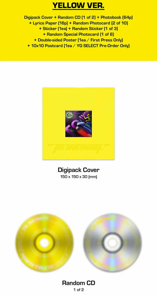 SONG MINO [TO INFINITY] 3rd FULL ALBUM VER.1 CD+Foto Buch+2 Karte+etc+Pre-Order - Bild 3 von 4