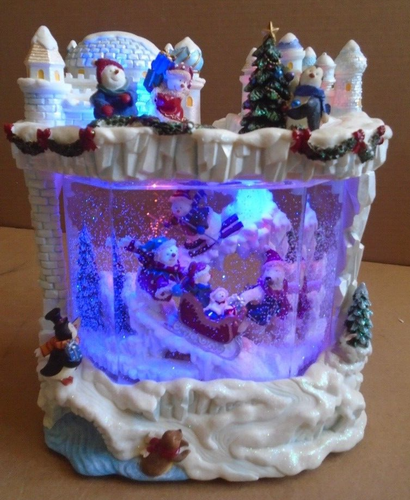 Kirkland Signature #166869 Christmas Water Window LED Lights Music with Box