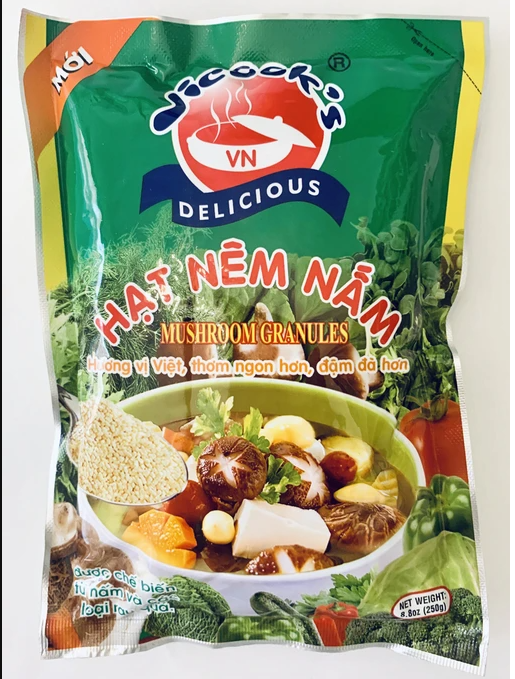 Vicook HAT NEM NAM Mushroom Granules Vegetarian Soup Base Powder 250g