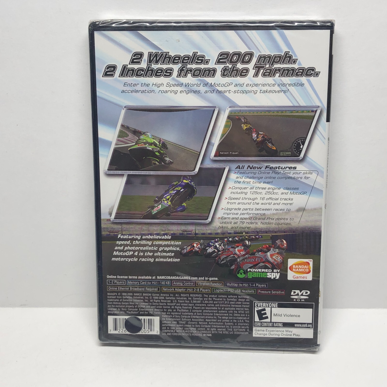 Jeu Moto GP 4 Platinum PS2 - Version Française - Bon état