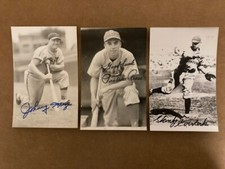 Stan Coveleski  Autographed Rowe Postcard Beckett Precertified HOF*