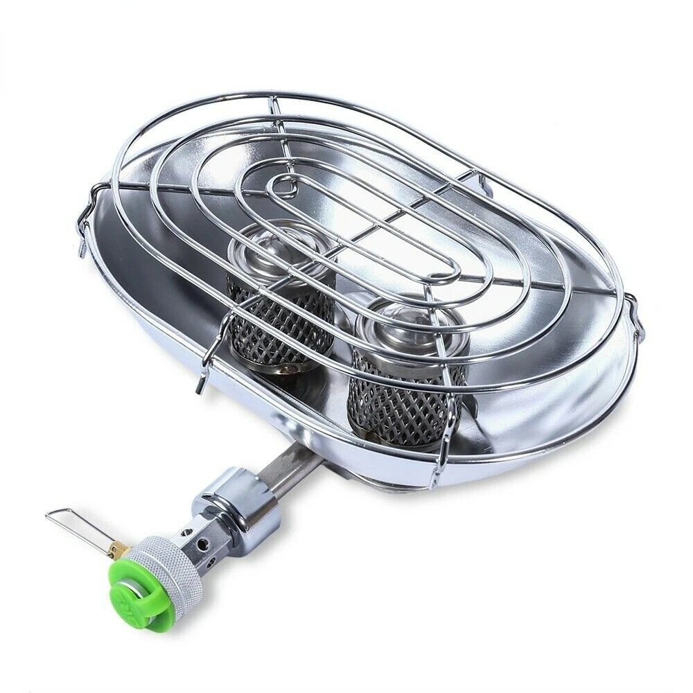 BRS-H22 Double Heating Gas Stoves Infrared Ray Heater for Camping Fishing  Warm | eBay