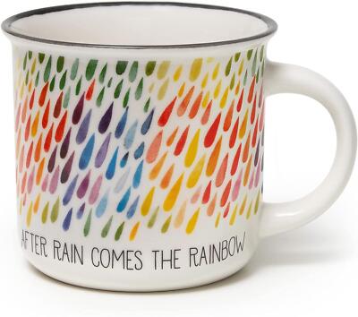 Legami After Rain Comes The Rainbow Tee Kaffeetasse Bone China Porzellan 350 ml