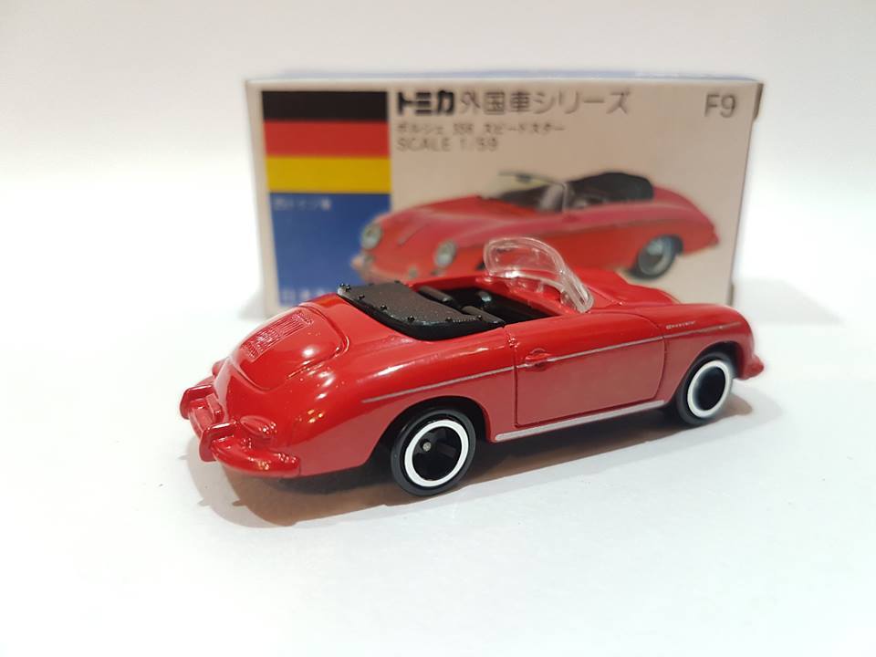 ミニカー TOMICA PORSCHE 356 SPEEDSTER 6台セット Collection level Tomica PORSCHE 356 SPEEDSTER MADE IN JAPAN