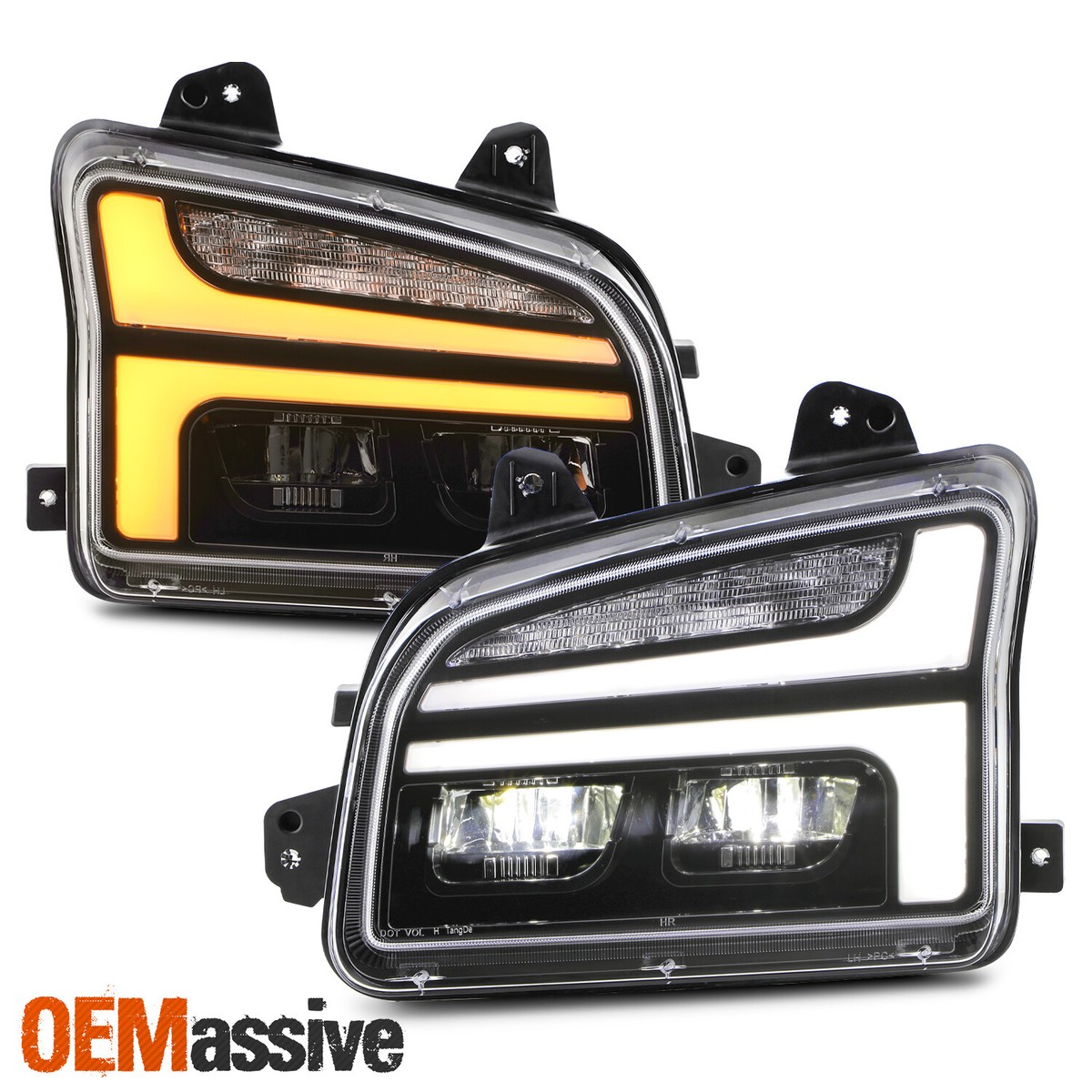 For 19-23 Kenworth T880 Class 8 [Full LED] DRL Switchback
