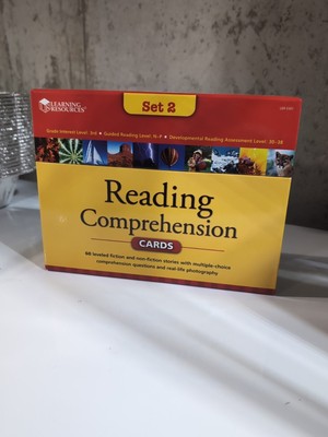 Third Grade Learning Resources Set 2 reading comprehension cards