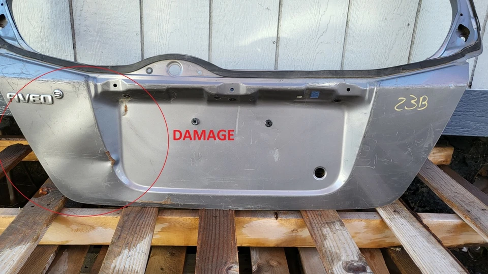 Chevrolet Aveo 5 2004-2011 portón trasero carcasa Foto 3 de 4