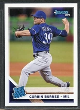 2019 Donruss Baseball - Rookie - #33 - Corbin Burnes - Milwaukee Brewers