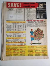 Spring 1961 Catalog of Stark Bro's Nurseries Louisiana, MO VINTAGE GARDEN/FLOWER