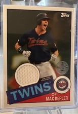 Max Kepler 2020 Topps Series 1 Retro 1985 Topps Relic Card #85R-MK Twins 