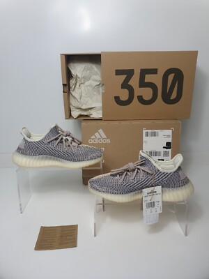 Größe UK 6,5 - Adidas Yeezy Boost 350 V2 Ash Pearl Brandneu mit Etikett und Karton