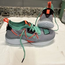 Size 8- Under Armour Curry Flow Cozy Grey Green Basketball Shoes 3023815-106
