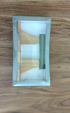 Glacier Bay Solid Oak Toilet Paper Holder 393762 NEW