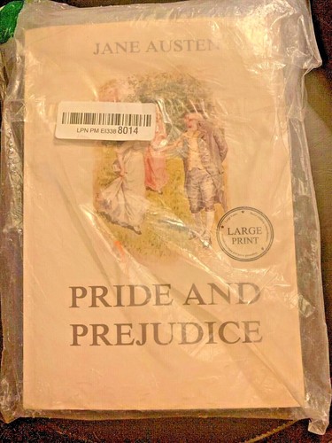 Pride And Prejudice By Jane Austen LARGE PRINT Version Paperback EBay Pride And Prejudice By Jane Austen LARGE PRINT Version Paperback EBay