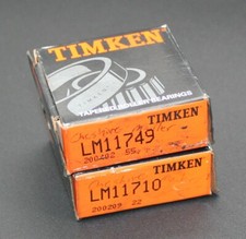 One 1 Timken LM11710 - LM11749 Set 1 Tapered Roller Bearing Set 11/16" ID NEW