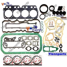 For Hino N04C NO4CT N04C-UT N04C-UR Track Overhaul Gasket Kit Piston Ring Set 
