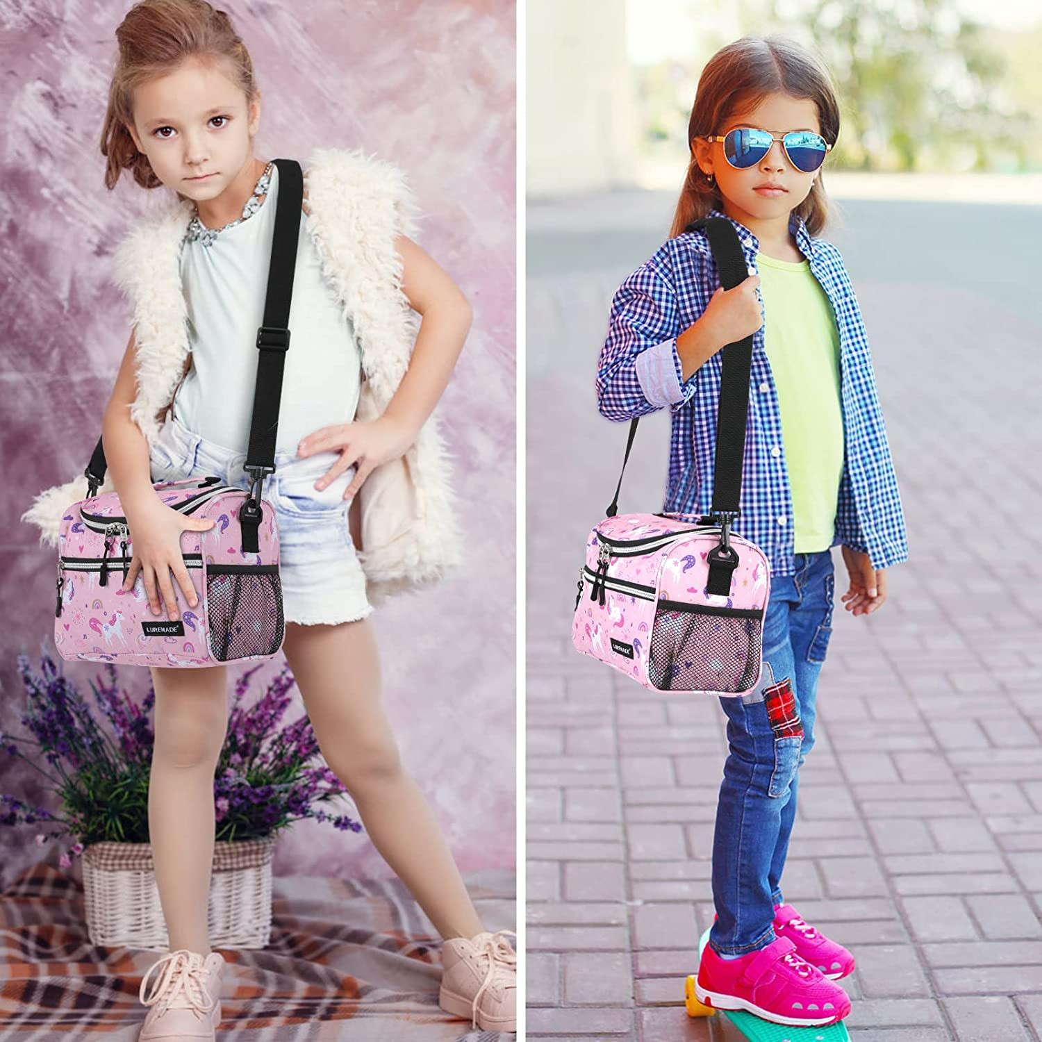 Kids Insulated Lunch Box for Girls Lunch Bag Women Boys Toddler Teen School Dayc