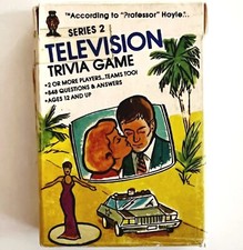 Hoyle Television Trivia Card Game Deck Vintage Series 2 Professor Hoyle 1984 E7
