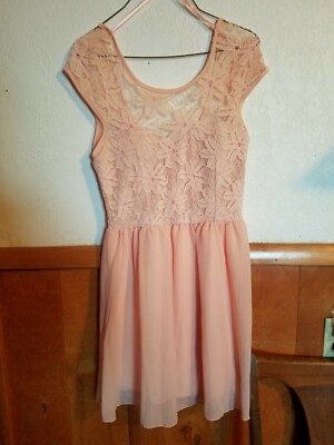 open lace back dress Lace & Tulle Bustier Mini Dress Hot Pink / M