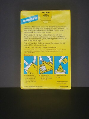 Purina Tidy Cat Litter Box Liners Tear Resistant Kitty Pets 1 Box 22x30 |  eBay