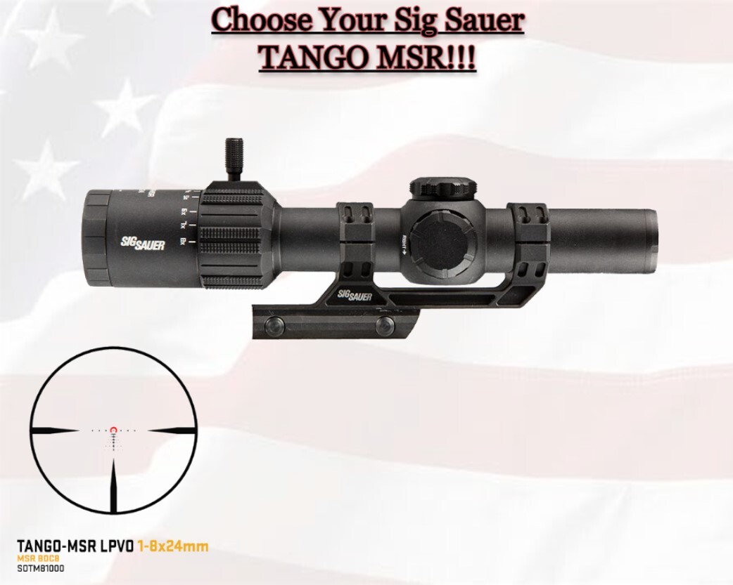Sig Sauer TANGO-MSR 1-6x24mm Riflescope for sale online | eBay