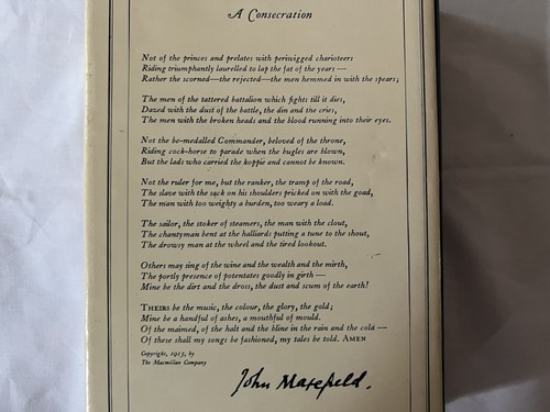 John Masefield POEMS Complete Edition with Recent Poems Hardcover. 9th Printing - Picture 23 of 24