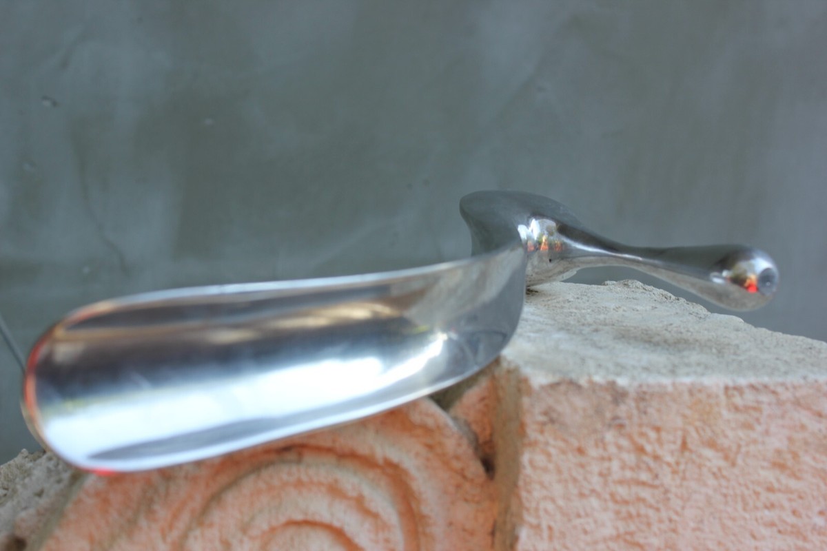 Manolo Blahnik Shoehorn Cast Aluminum Design Shoehorn HABITAT | eBay