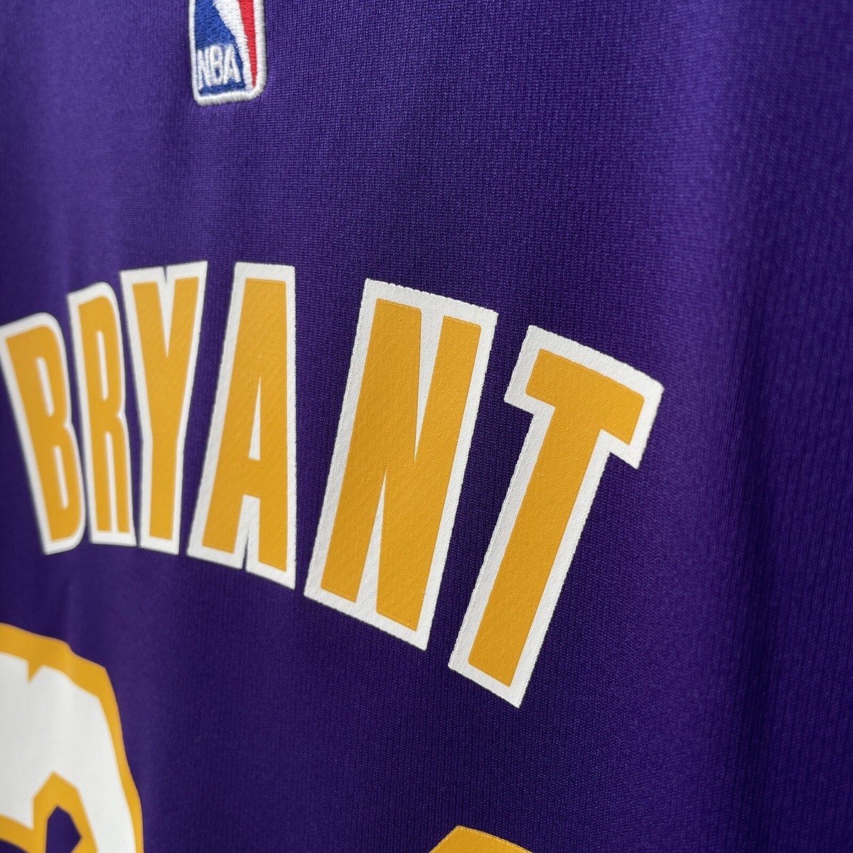 Adidas Kobe Bryant #24 Los Angelas Lakers Purple NBA Basketball