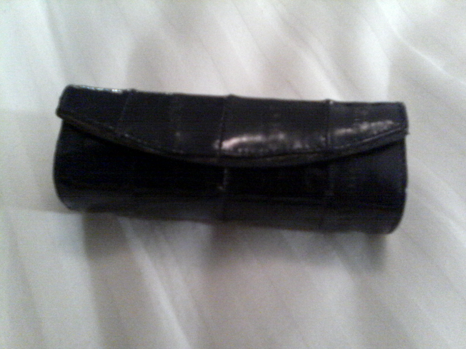 Black eel skin lipstick case cute eBay