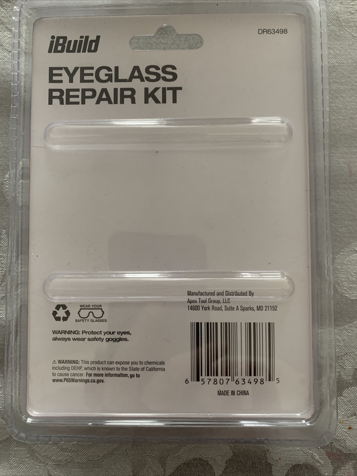 Build Eye Glass Repair Kit Includes Magnifier, Screws, Grommets, Nose