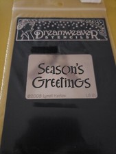 Dreamweaver Metal Stencil Seasons Greetings