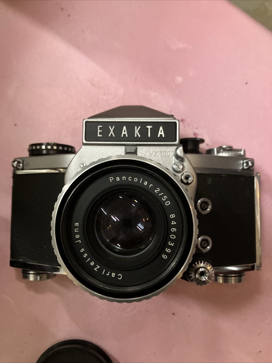 MINT** Exakta VX1000 Film Camera With Carl Zeiss Pancolar Lens | eBay