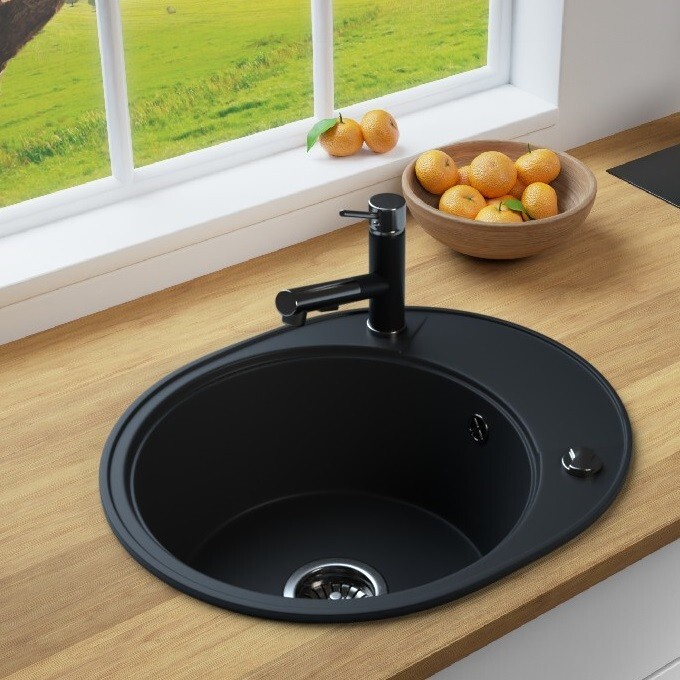 LINDBERGH® Granit Spüle Schwarz