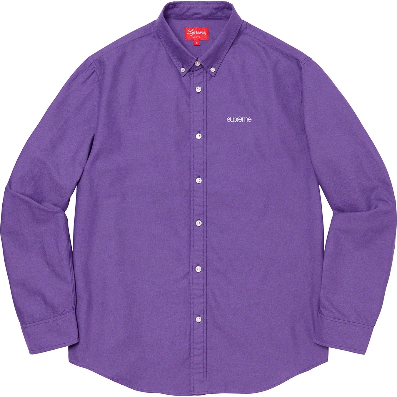 Chemise Oxford Supreme 2020 violet moyen M