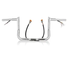 Prewired Street Glide Handlebar for 96-06 Street Glide Classic 10" Rise Chrome
