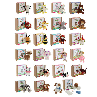 Kreatives Häkelset Hund Katze Biene Highland Coo Einhorn ein Strumpf Füller/Geschenk