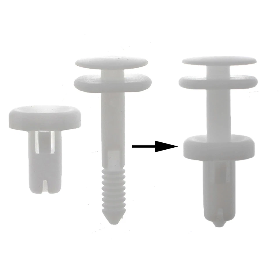 50x Clips de retención de panel de moldura de puerta para Chevy K1500 1995 1996 1997 1998 1999 Foto 4 de 4