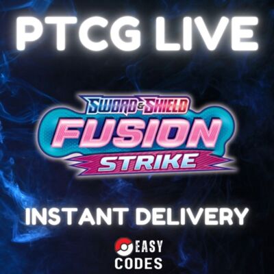Fusion Strike Codes Booster Pokemon TCG Live Pack Instant delivery