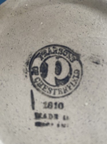 Vaso VINTAGE in gres PEARSONS di Chesterfield manzo gocciolante stile country - Foto 6 di 8