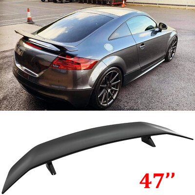 #ad 47quot; Rear Trunk Spoiler Racing GT Style Rear Wing Gloss Black For Audi TT RS TTS $95.08