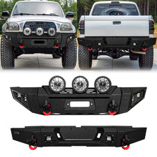 Vijay For 1995-2004 Toyota Tacoma Steel Frontrear Bumper Wwinch Platelight