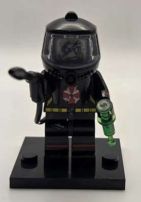 Custom Resident Evil Umbrella Corp Hazmat Zombie Scientist Minifigure MOC Lego