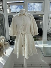 AJE Linen Estate Mini Dress Size 10
