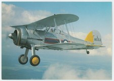 AFTER THE BATTLE LARGE SIZE POSTCARD - GLOSTER GLADIATOR (L8032) 