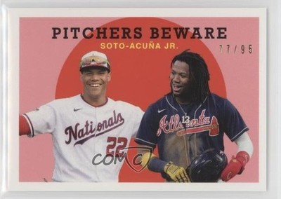 2021 Topps Transcendent Collection VIP Party 77/95 Juan Soto Ronald Acuna Jr i4v