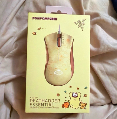 Razer DeathAdder Essential Pompompurin Wired Optical Mouse 6400 DPI 5-Button