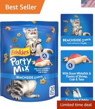 Irresistible Purina Beachside Crunch Cat Treats - 20 oz. All Life Stages